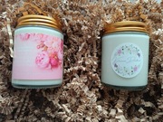 Świece sojowe Dzień Babci i Dziadka prezent handmade 