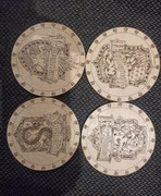 Podkładki pod kubek Harry Potter Hogwart