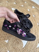 Puma suede sportowe buty skóra kwiaty 37 24 cm