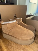 UGG Classic Ultra Mini Platform Boot Chestnut + zestaw do czyszczenia