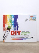 Obraz do malowania po numerach 50x40cm pejzaż morski plaża leżaki