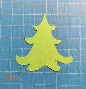 Scrapki Kraków Boże Narodzenie Choinki 10 szt. (BN16)