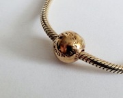 Oryginalny  klips, charms Pandora , gold