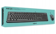 Zestaw Klawiatura i mysz Logitech MK120