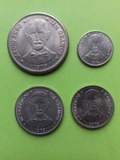 Dominikana zestaw 1979 stan I/-I; 4 monety: 5, 10, 25 centavos i medio peso