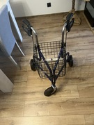 Balkonik Rollator 3-kołowy DELTA – lekki, z koszykiem – do 120 kg