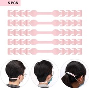 Paski przedłużające maskę Uchwyt Klamra 5 szt róż