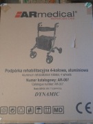 Podpórka rehabilitacyjna 4 kola aluminiowa