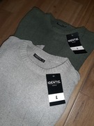 Sweter męski khaki L XL XXL dla wysokiego TALL