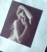 Torba tote bag Taylor Swift black white