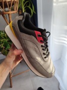 Sneakersy damskie big Star II274406 buty sportowe skóra naturalna szara