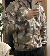 Kurtka z kapturem wiatrówka Adidas parka moro kamuflaż wojskowa męska M ASG