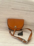 Zara mała skórzana torebka nerka nowa