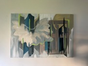 obraz Anioł za oknem 70x100 akryl na płótnie