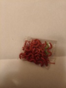 Lego mix węże kiełbasy czerwone