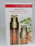 Clarins Double Serum Collection – zestaw do twarzy i oczu 50+20 ml