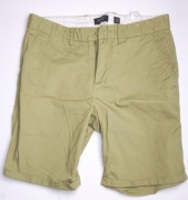 Pull&Bear szorty męskie jasnooliwkowe zielone letnie bawełna rozm. 40 M
