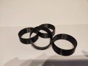 Pierścienie centrujące Dacia Spring tył tylna oś 60.1 56.2 4 sztuki