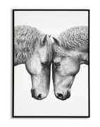 Zakochane Konie PLAKAT A3 Vintage, horses - trzeci plakat GRATIS