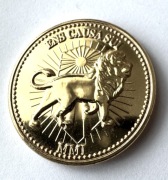 John Wick ! złoto, moneta wielkości 1oz sztuki złota, żeton/kopia, gry RPG