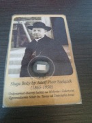 Obrazek z relikwią 3 stopnia sł.b.bp Adolfa Piotra  Szelążka