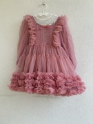 Sukienka księżniczki tutu pudrowy róż 110