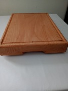 Gruba deska do krojenia bukowa 25x35 cm 4,5cm | ręcznie robiona | stabilna 
