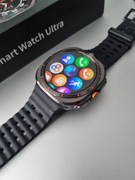 Smartwatch W7 Ultra czarny tytan MENU PL bateria 400 mAh 