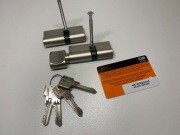 Komplet 2 wkładek Hektor w systemie jednego klucza 30x40+40Gx30 mm