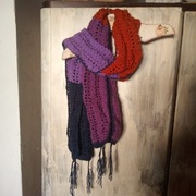 Szal robiony szydełkiem