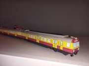 Model kartonowy zabawka poci PAFAWAG 3WE EW58 pomorskie PKP Intercity kolej