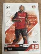 Karta match attax 2024/2025 topps Bayer 04 Leverkusen Jonathan Tah nr 192