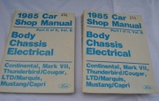 1985 FORD CONTINENTAL MUSTANG CAPRI COUGAR SHOP MANUAL instrukcja naprawy 