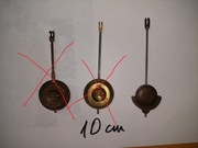 Wahadło do zegara francuskiego orygnał długość 10 cm