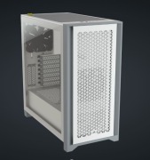Corsair 4000D AirFlow ze szkła hartowanego - biała