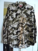 Męska koszula drobny sztruks moro beż  XXL pachy 128 cm