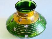 100LETNI ZŁOCONY WAZON,ręcznie malowany.FRANCJA (?)