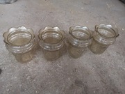 Klosze PRL 4 szt abażur klosz lampa wisząca kinkiet stary