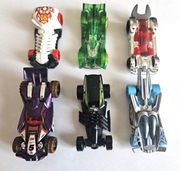 6 resoraków MATTEL, skala 1:64. Auta sportowe