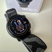 COROS Pace Pro - czarny, gwarancja, stan bardzo dobry
