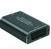 HDMI to SCART Converter, HDMI Input SCART Output with Scaler Audio Video