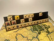 Stojak na żetony do gier bitewnych – 3 rzędy – druk 3D