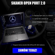 Xentry DAS pass through open port 2.0 laptop diagnostic mercedes