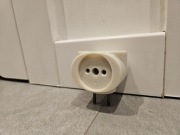 Stary rozgałęźnik trójnik kostka do gniazdka z Prl produkcji Zsrr