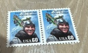 USA 2 znaczki Eddie Rickenbacker rok 1999