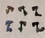 Bits Bitzy Wh40k Orks axes choppas topory malowane