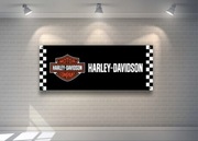Baner plandeka Harley-Davidson 200x100cm