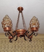 Żyrandol PRL VIntage 