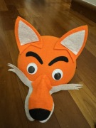 Czapka lisek idealna na zabawy przebierane