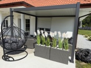 Pergola aluminiowa ELEGANCE 3x4 automatyczna z oświetleniem LED